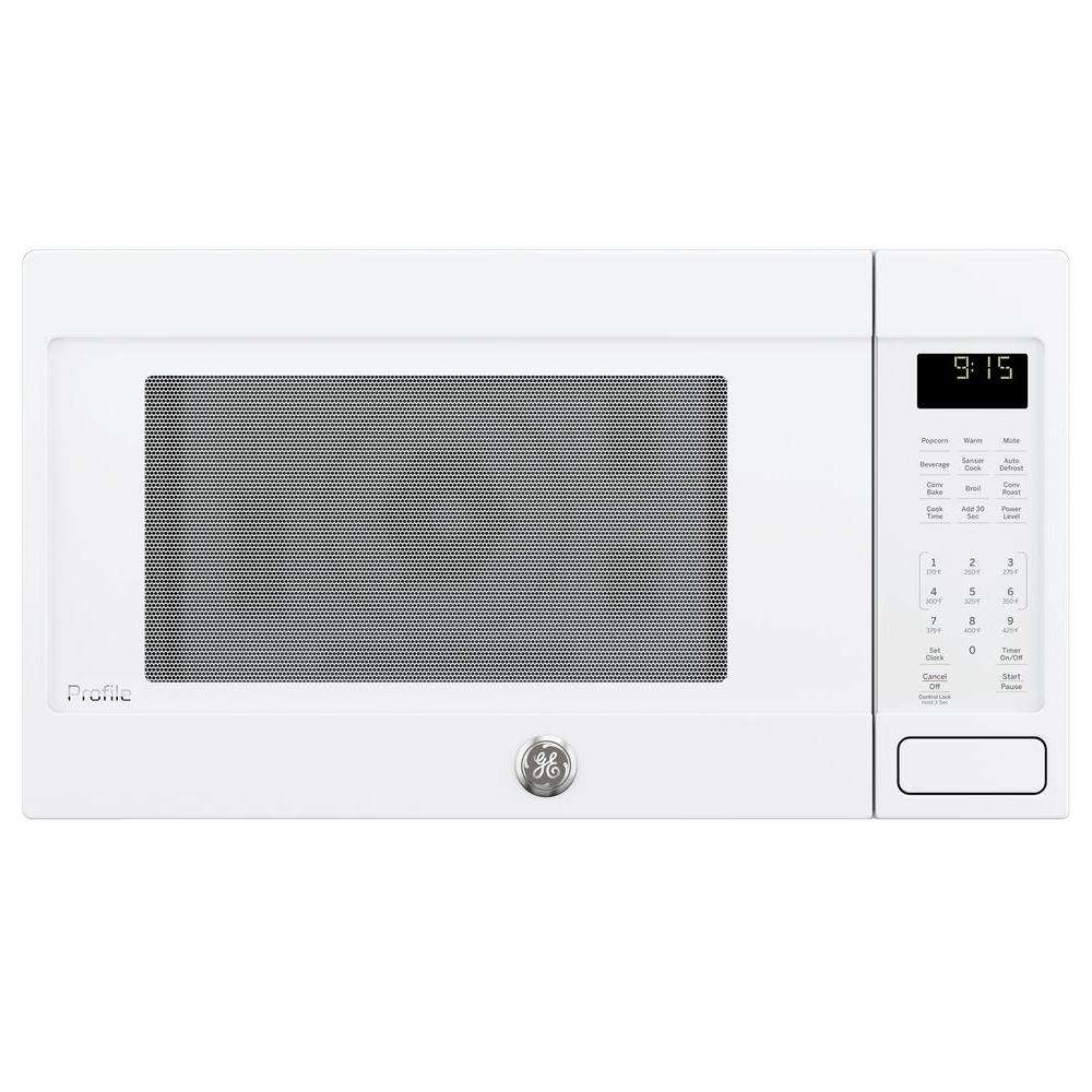 GE Profile 1.5 cu. ft. Countertop Convection/Microwave Oven in White