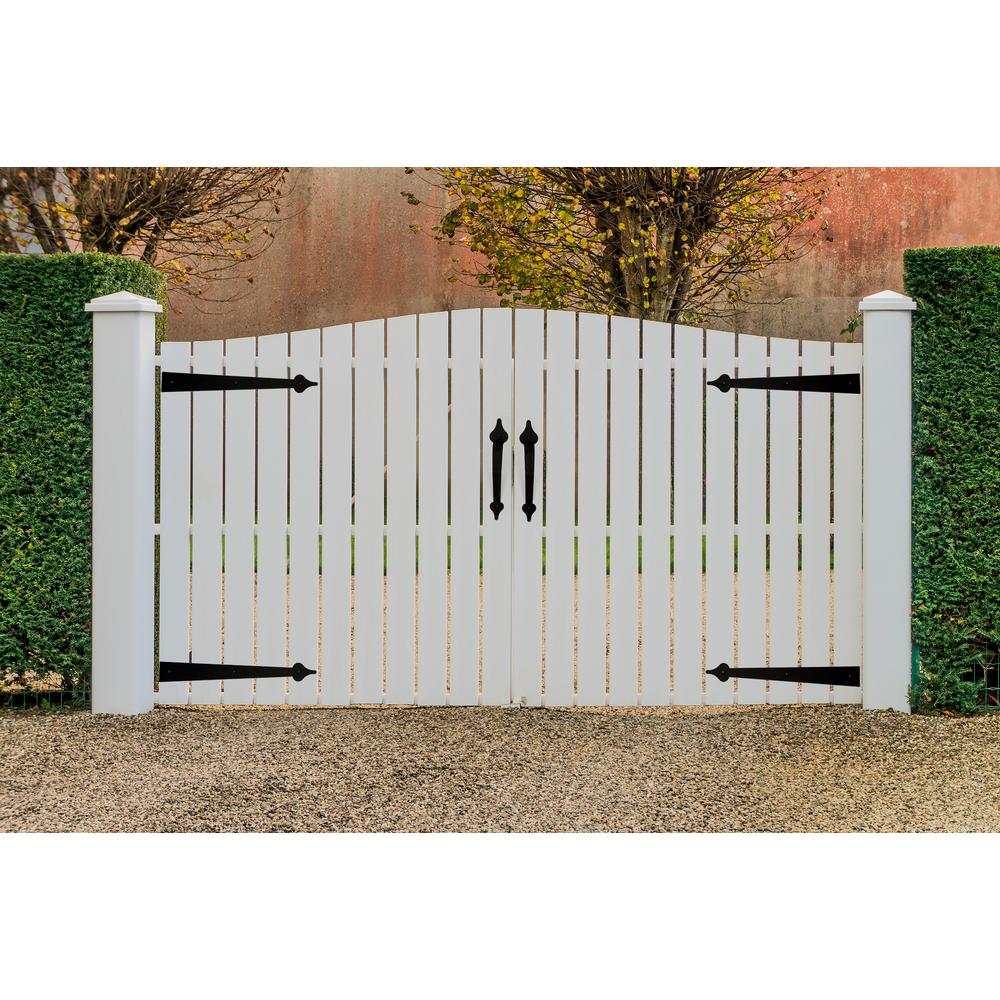 Ideal Security Decorative Garage Door Hardware Kit In Black Bk7107bl The Home Depot - Decorative Garage Door Hardware Kit Home Depot