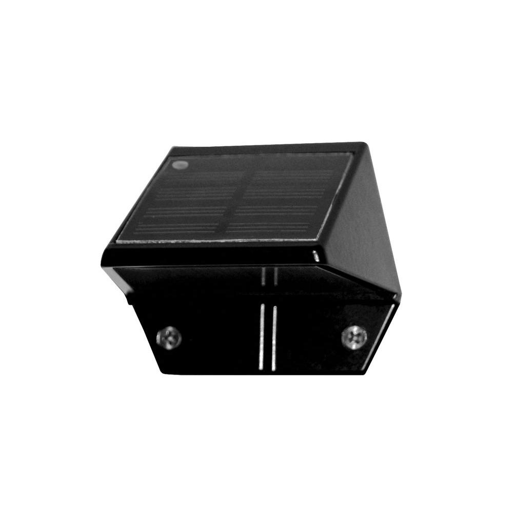 Classy Caps Black Aluminum Outdoor Deck and Wall Light (2Pack)SL178