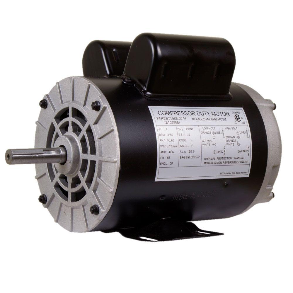 Replacement Motor For Husky Air Compressor E106044 The Home Depot