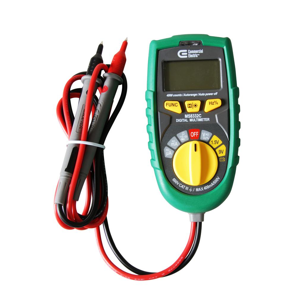 Gardner Bender 4Func 14Range Manual Digital MultimeterGDT3190 The