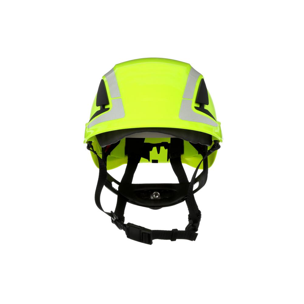 3M SecureFit Safety Helmet, X5014VX-ANSI, HVGreen, vented