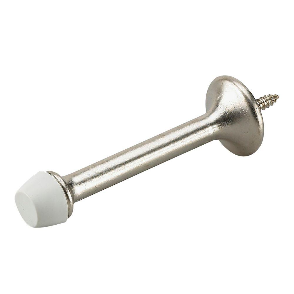 Onward 3 In Brushed Nickel Solid Door Stop