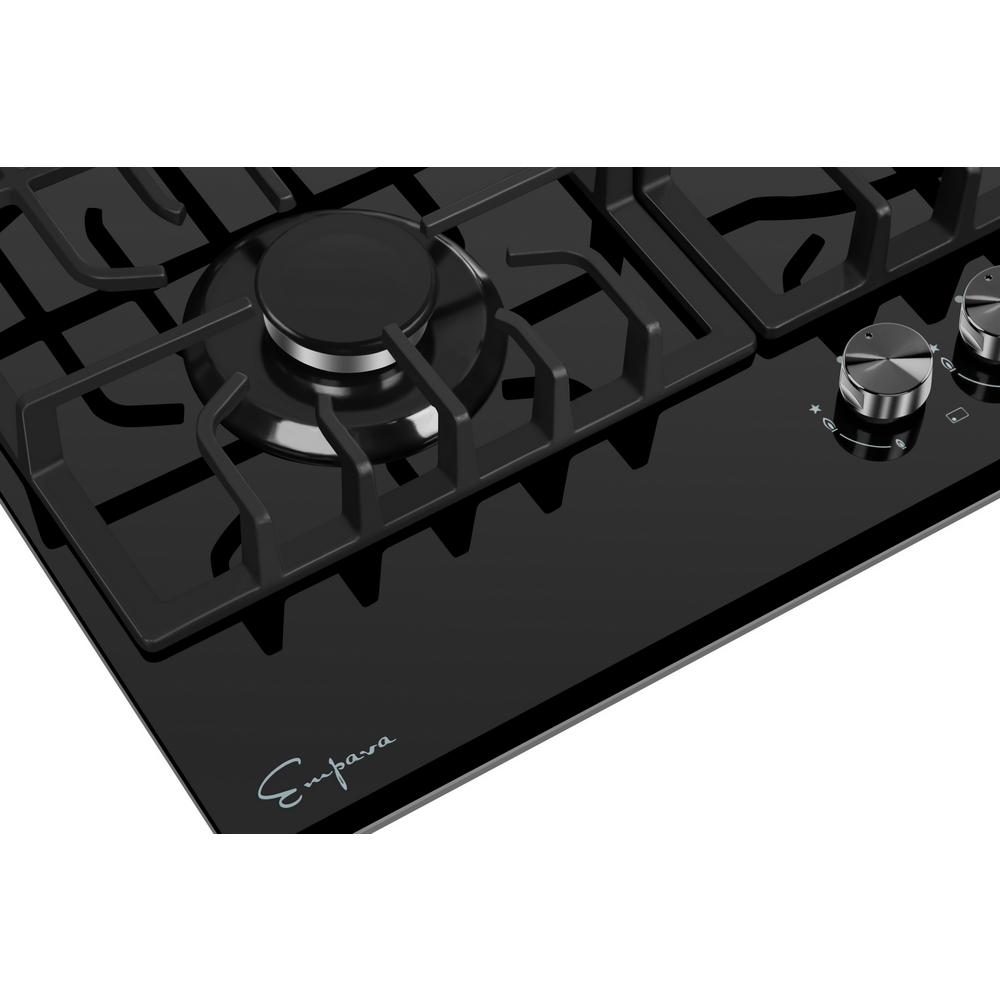 Empava 36 in. Gas Stove Cooktop with Italy SABAF 5Burners NG/LPG