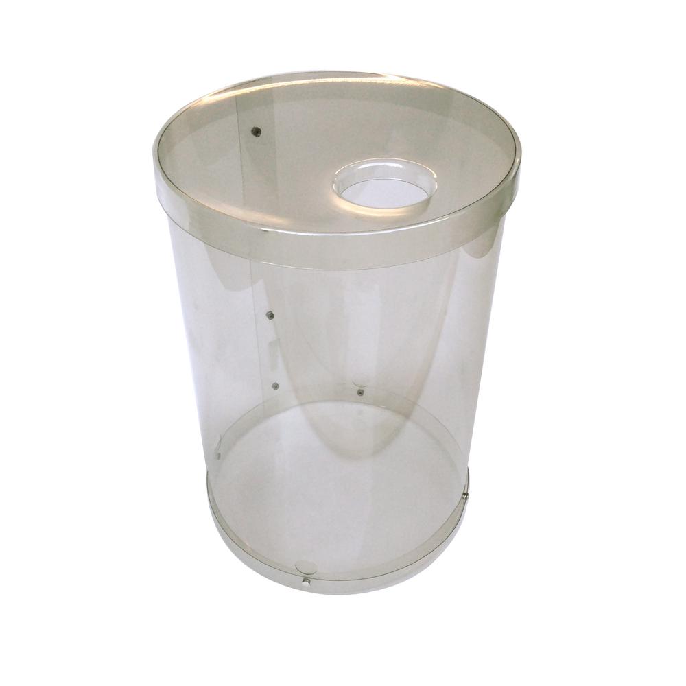 Canables 30 Gal. Clear Recycling BinNC 3000 The Home Depot