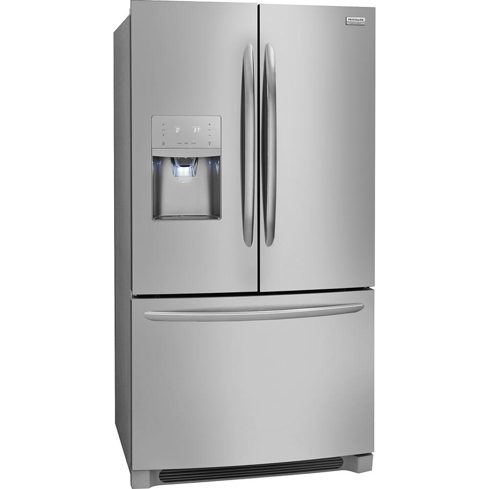 Frigidaire Gallery 26 8 Cu Ft French Door Refrigerator In Smudge Proof Stainless Steel Fghb2868tf The Home Depot