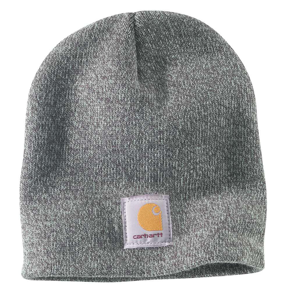 Carhartt Men's OFA Heather Grey/Coal Heather Acrylic Hat Headwear-A205 ...