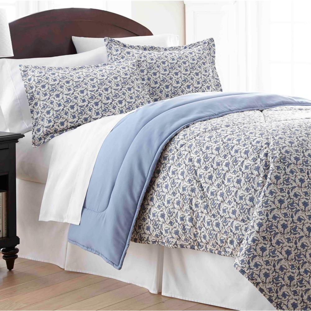 Micro Flannel Jacobean King 4-Piece Comforter Set-MFNCMKGJCB - The Home ...