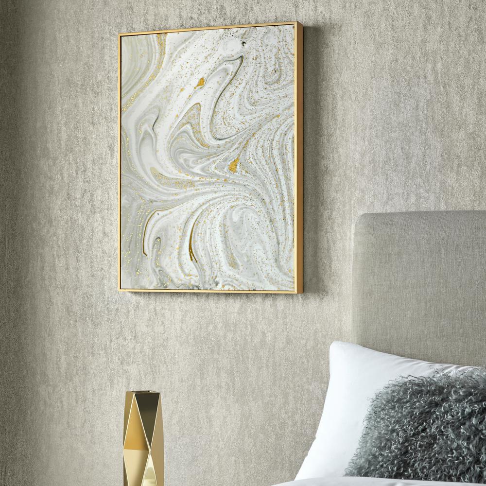 Graham & Brown Marble Luxe Framed Canvas Wall Art 105870 - The Home Depot