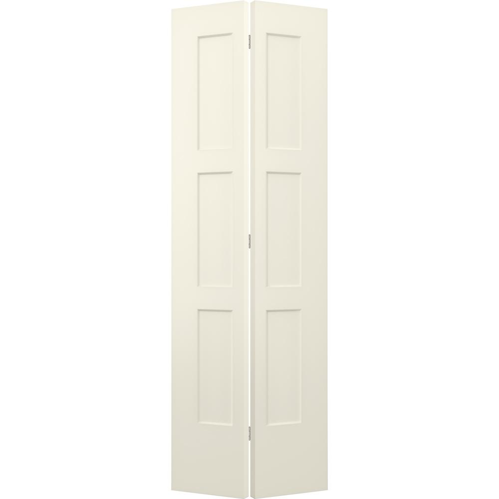 JELD-WEN 24 In. X 80 In. Birkdale Vanilla Paint Smooth Hollow Core ...