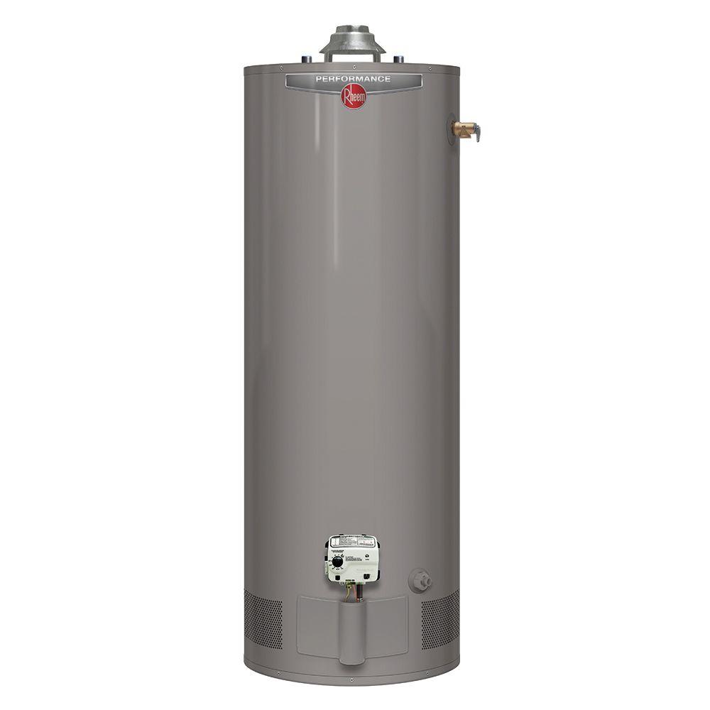 Rheem Performance 40 Gal. Tall 6 Year 36,000 BTU Natural ...