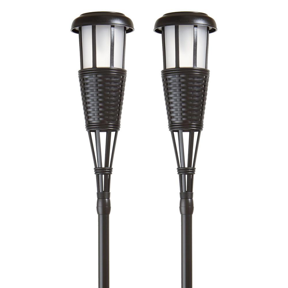 Newhouse Lighting Brown Solar Flickering Led Island Torches 2 Pack Newhouse Lighting Brown Solar Flickering Led Island Torches 2 Pack