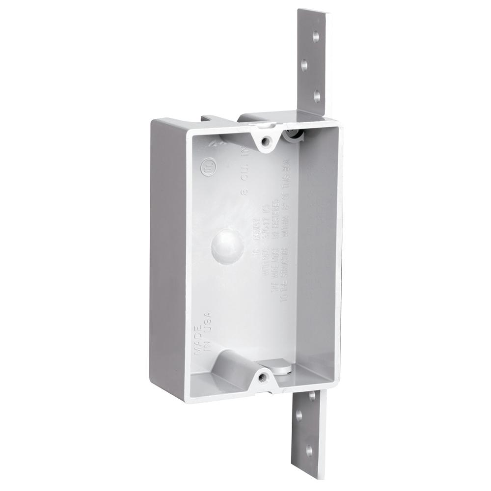 ReceptXtenders 1Gang 1/4 in. Electrical Receptacle Box Extension Ring