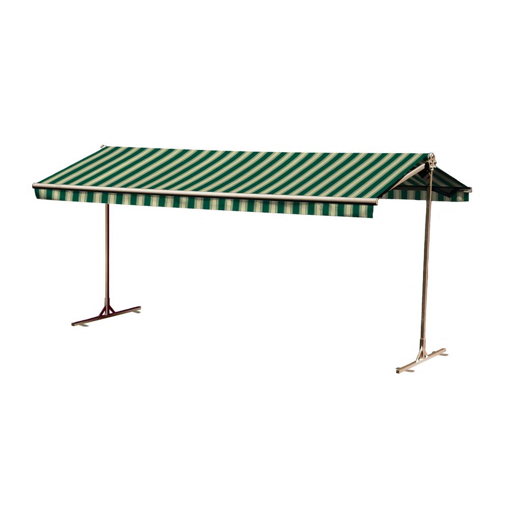 Bali Essentials 16 ft. Oasis Freestanding Manual Retractable Awning
