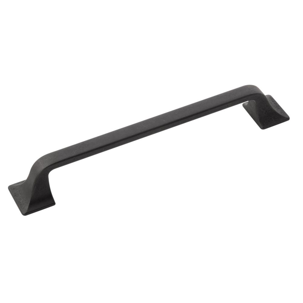 Hickory Hardware Forge Collection 160 Mm Black Iron Cabinet Drawer