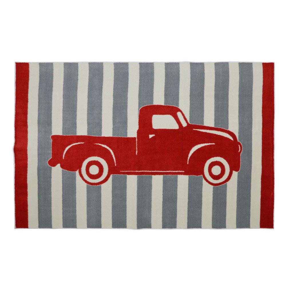Mohawk Home Vintage Truck Crimson 5 Ft X 8 Area Rug 477875 Mohawk Home Vintage Truck Crimson 5 Ft X 8 Area Rug