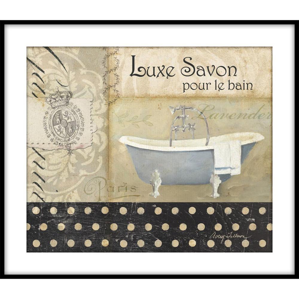 Ptm Images 9 75 In X 11 Savons De Bains I Framed Wall Savons De Bains I