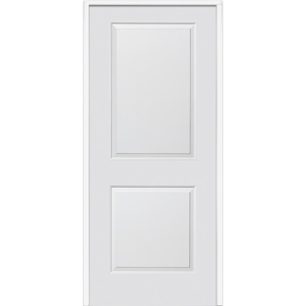 MMI Door 34 In X 80 In Smooth Caiman Right Hand Solid Core Primed