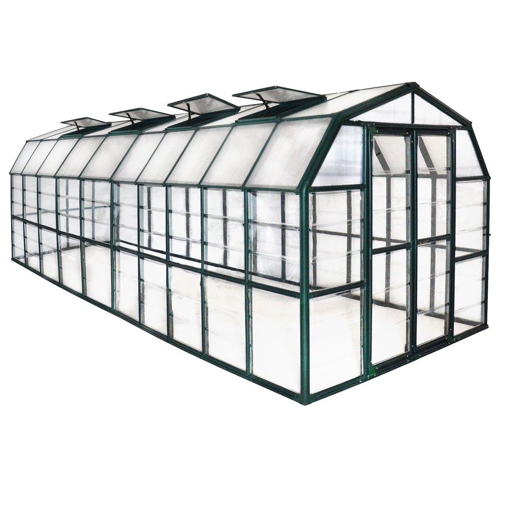 Rion Grand Gardener Clear 8 ft. x 20 ft. Greenhouse702495 The Home Depot