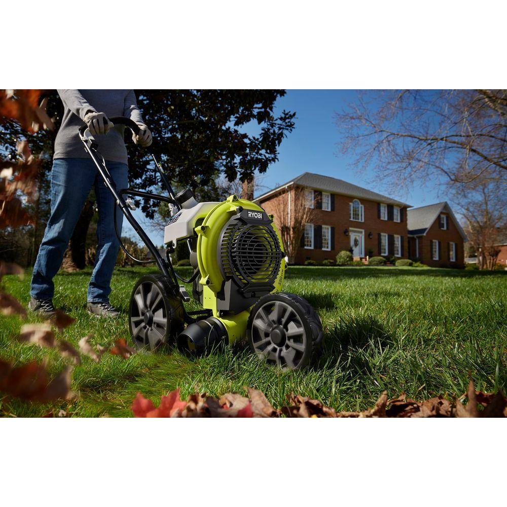 RYOBI Gas WalkBehind Leaf Blower 200 MPH 520 CFM Backyard Outdoor
