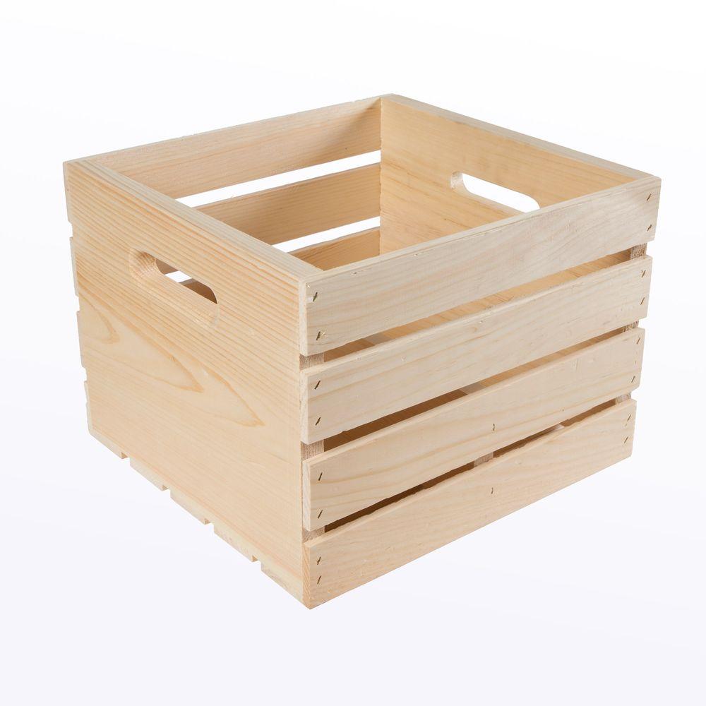 Wooden Crates - Storage & Organization - The Home Depot