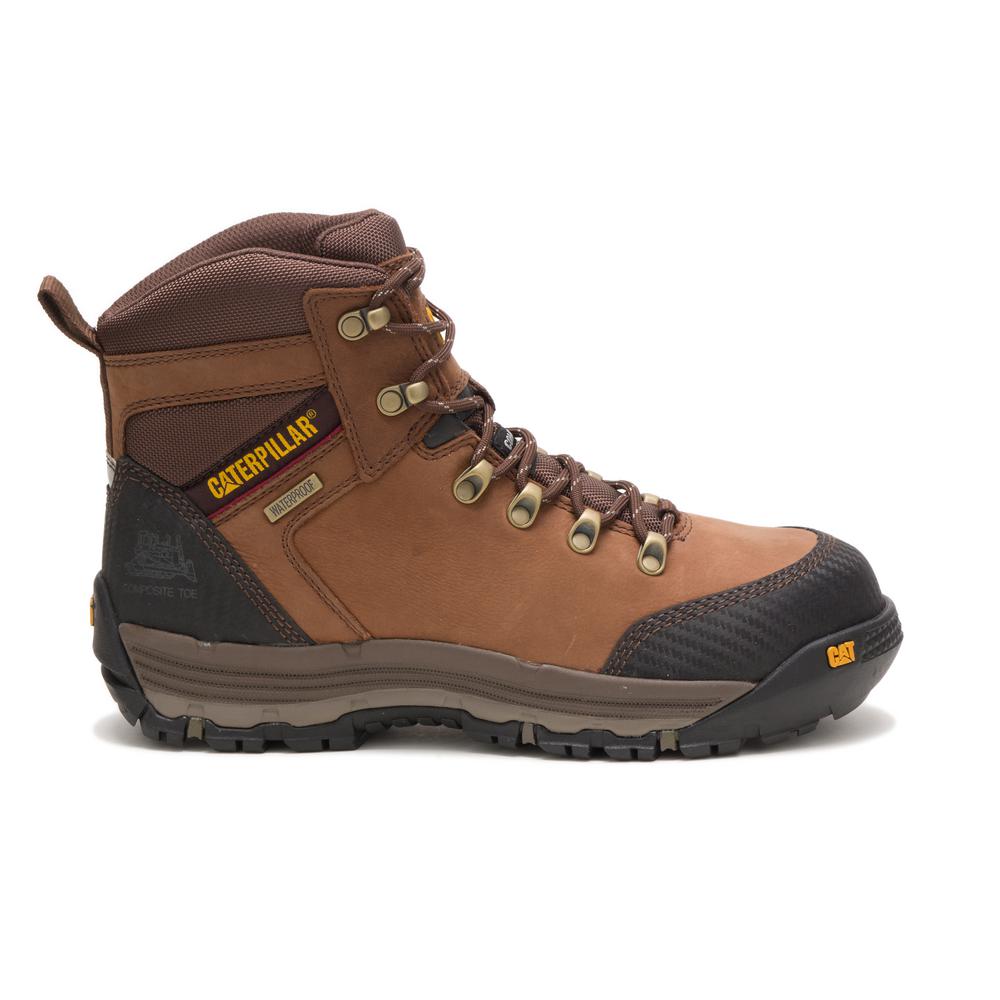 CAT Footwear Men's Size 13M Brown Leather Munising Waterproof Composite Toe Work Boots was $149.95 now $74.97 (50.0% off)