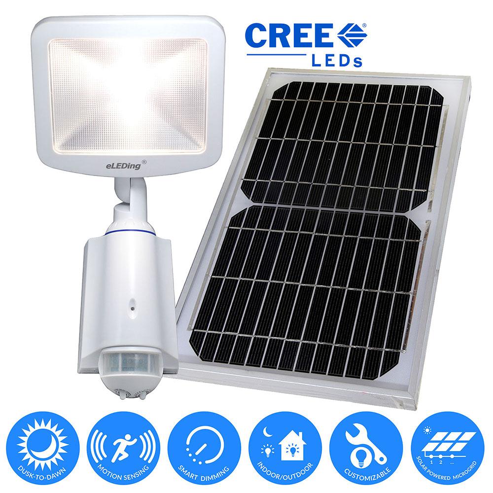 Dusk To Dawn Solar Outdoor Security Lighting 180 Solar Powered Cree Led Outdoor Indoor Smart Security Safety Flood