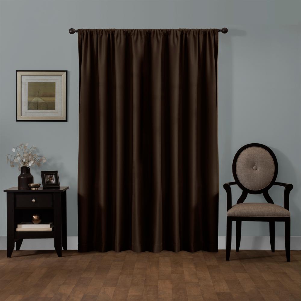 Zenna Home Julius 50 in. x 84 in. 100% Blackout Smart Curtain Window