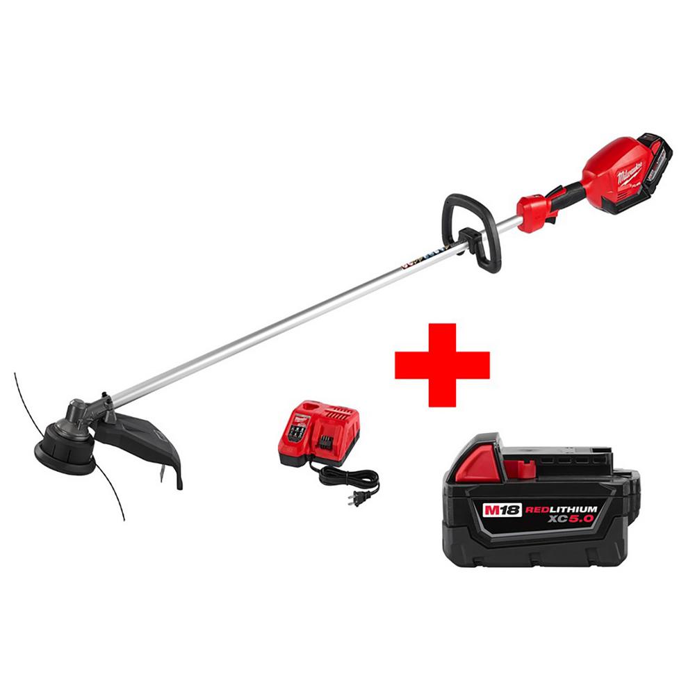 Milwaukee M18 FUEL 18-Volt Lithium-Ion Brushless Cordless String Trimmer 9.0Ah... by Milwaukee