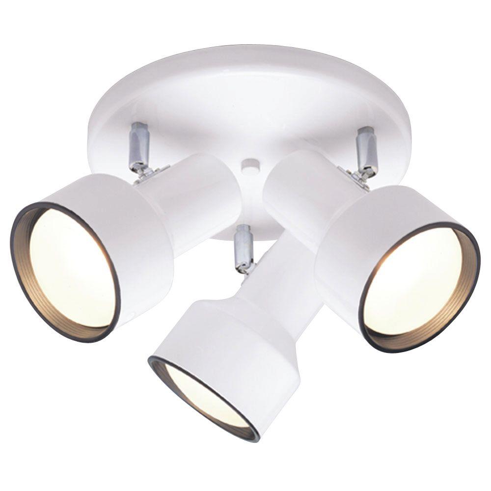 Westinghouse 3 Light Ceiling Fixture White Interior Multi Directional