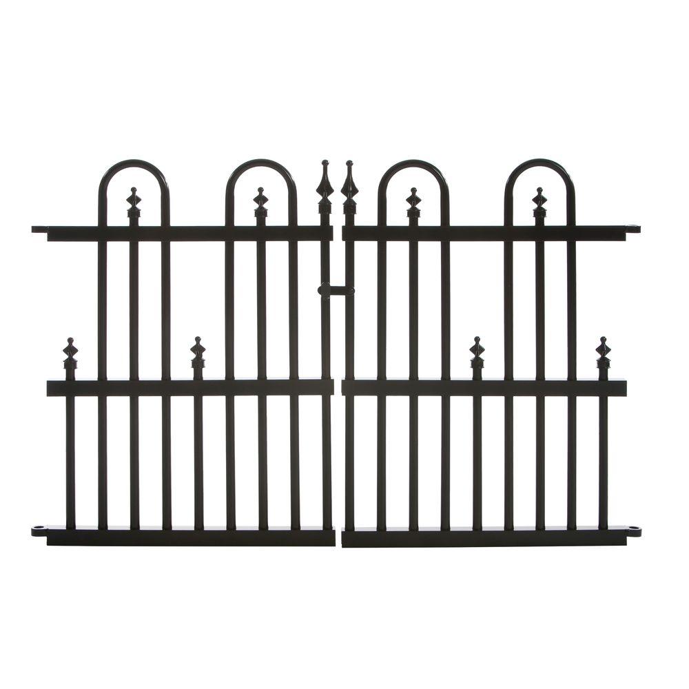 24 30 Metal Fence Gates Metal Fencing The Home Depot