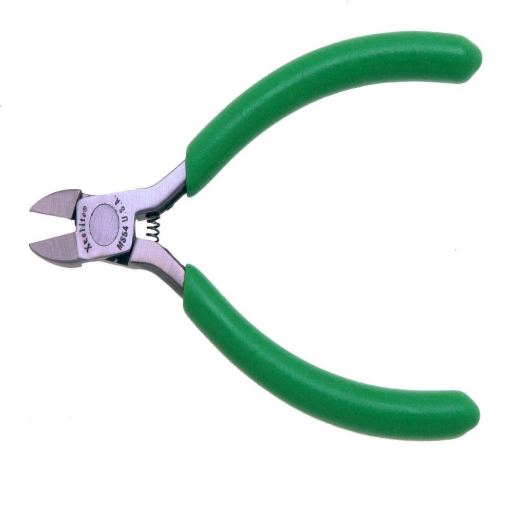 Xcelite 4 in. Oval Head SemiFlush Diagonal CutterMS54V The Home Depot