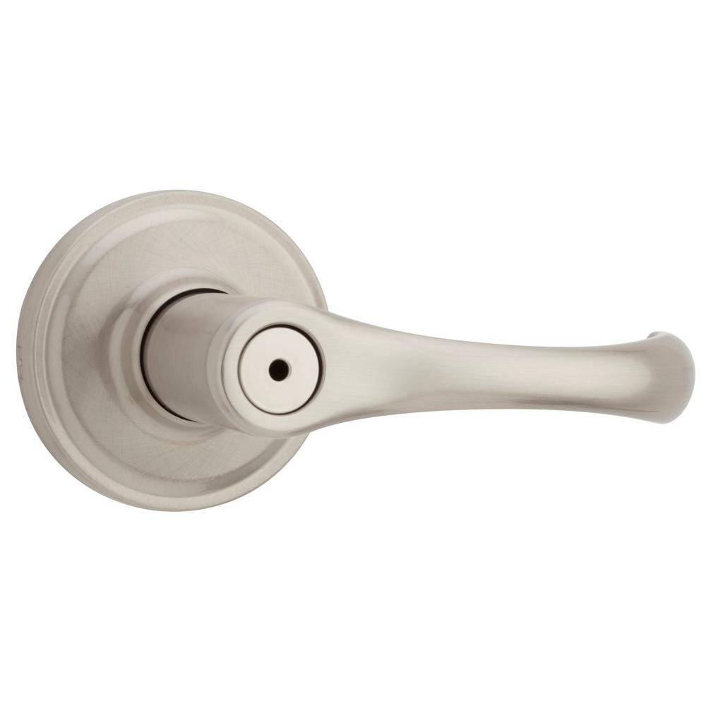 UPC 059184193107 product image for Privacy Door Levers: Weiser Door Handles Aspen Satin Nickel Bed/Bath Lever GLA33 | upcitemdb.com