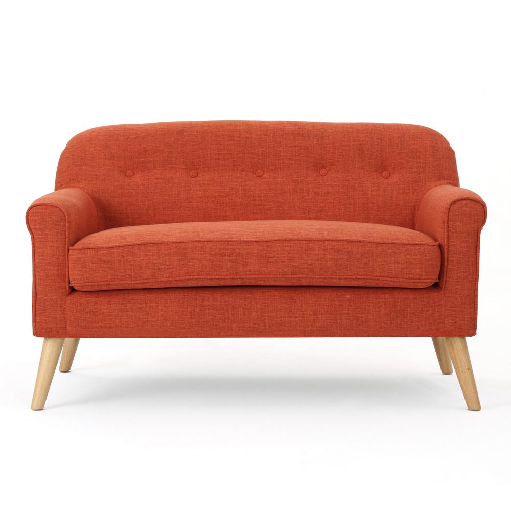 Orange Sofas Loveseats Living Room Furniture The