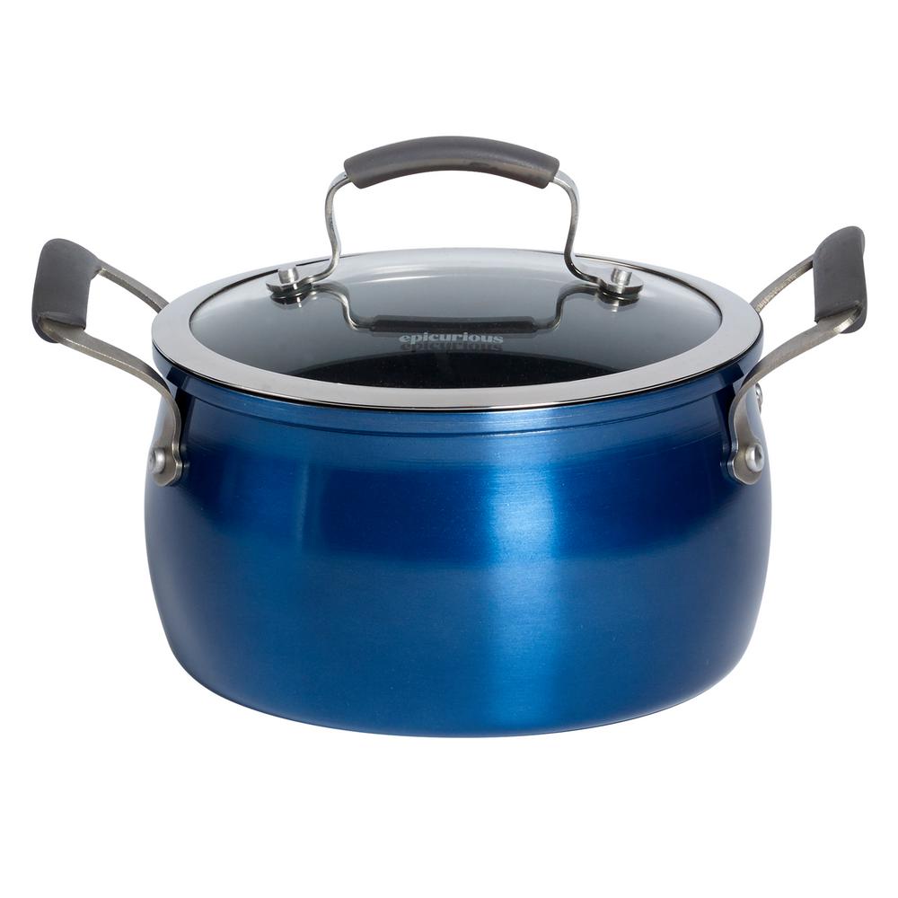 Epicurious 4 Qt. Soup Pot NonStick Aluminum Heavy Gauge Oven Safe up