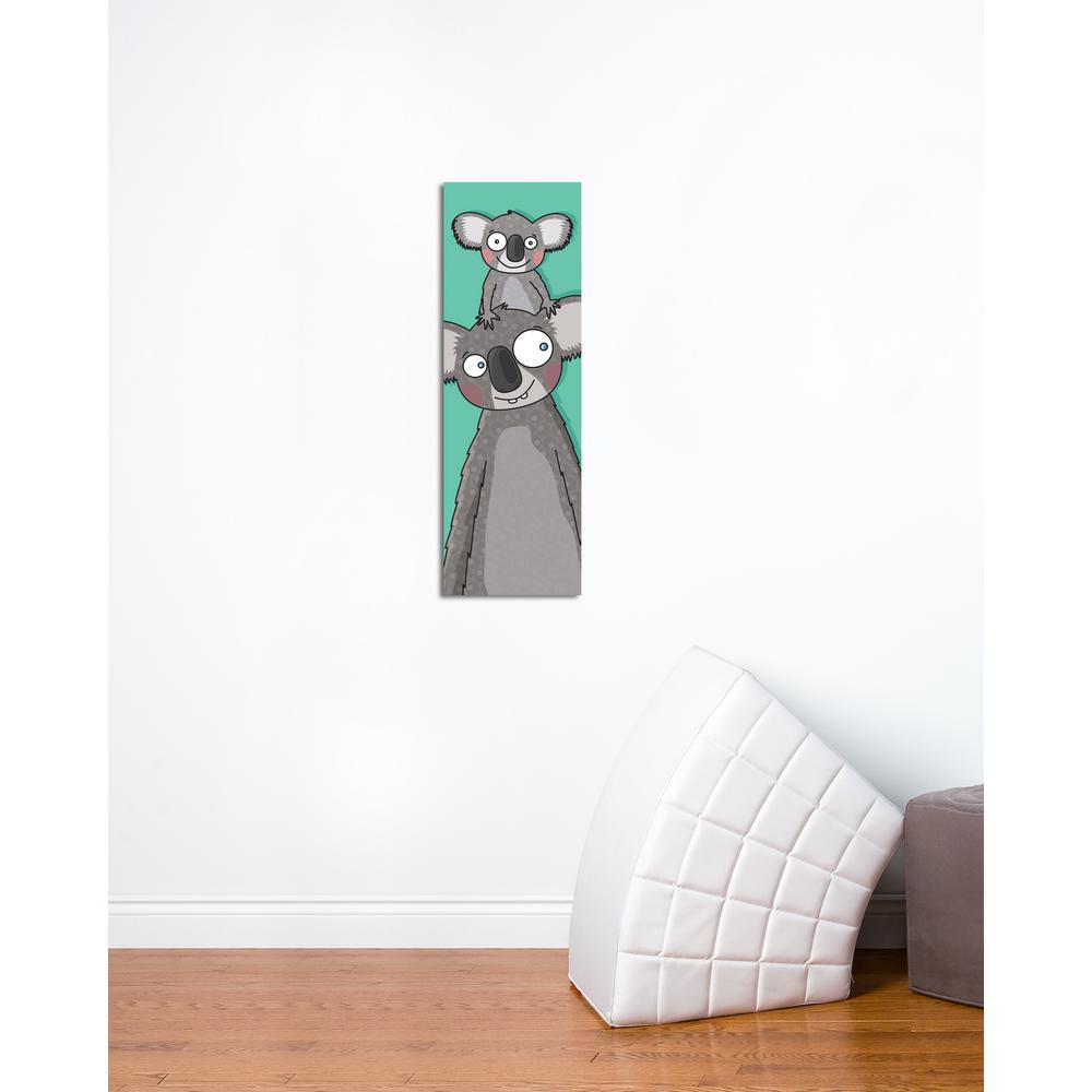 24 In X 8 Koala By Sego Printed Framed Kids Canvas Wall Art