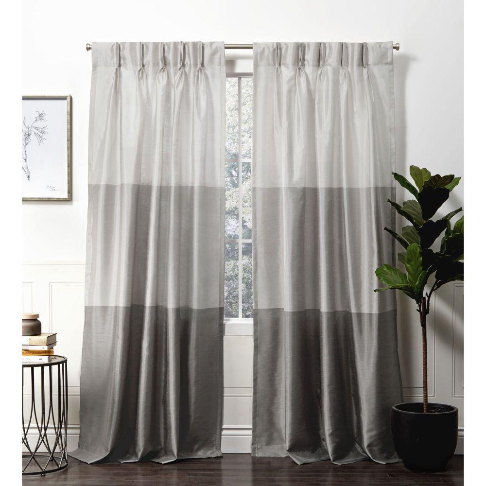Polyester Pinch Pleats Curtains Drapes Window Treatments