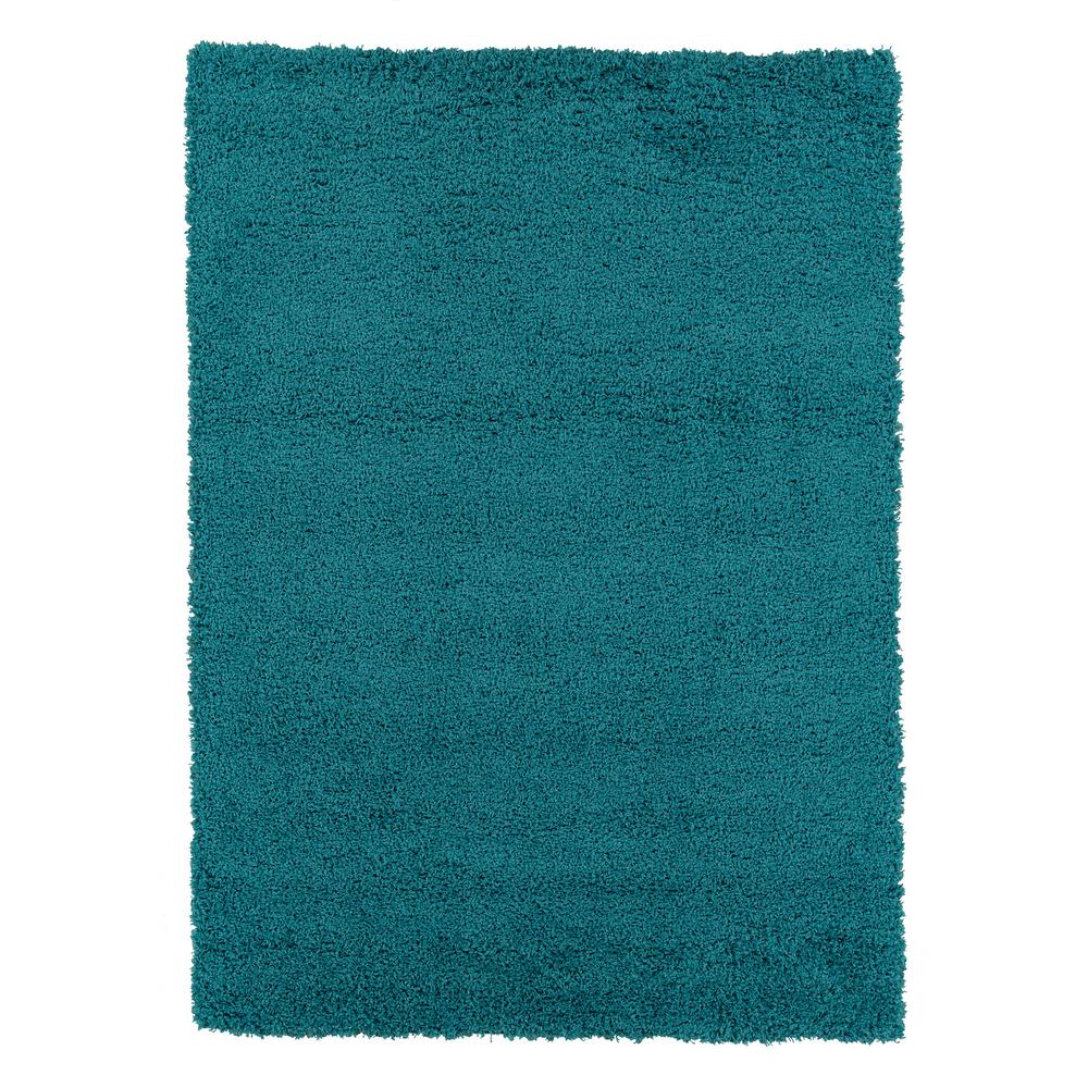 UPC 815449020065 product image for Sweet Home Stores Cozy Shag Collection Turquoise 5 ft. x 7 ft. Indoor Area Rug | upcitemdb.com