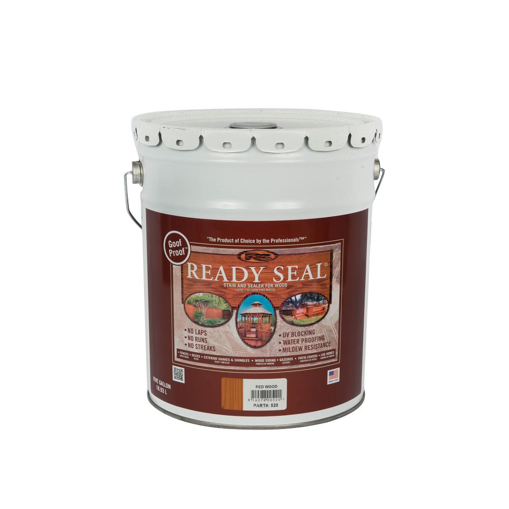 Ready Seal 5 gal. Dark Walnut Exterior Wood Stain and Sealer525 The Home Depot