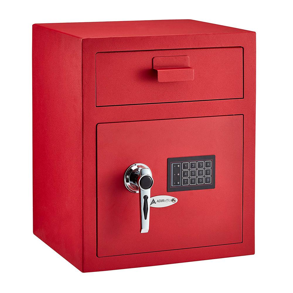 Adiroffice 1 1 Cu Ft Steel Digital Depository Safe With Digital