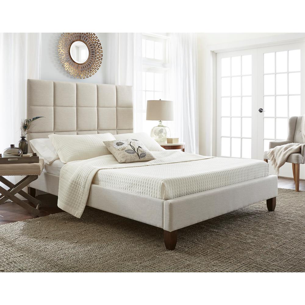 Rest Rite Hayley Taupe Queen Upholstered Bed Hmdc2a4209qn The Home Rest Rite Hayley Taupe Queen Upholstered Bed Hmdc2a4209qn The Home Depot
