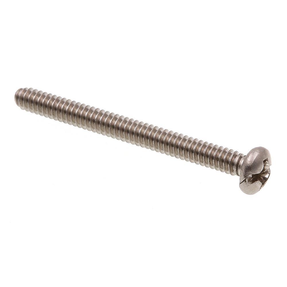Prime-Line 9004006 Machine Screw Zinc Plated Steel Slotted//Phillips Combo 10-32 X 3//8 in Round Head Pack of 75