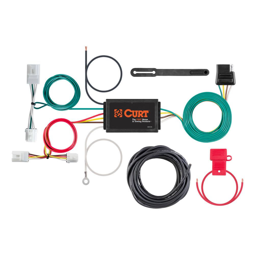 Custom Wiring Harness >> Curt Custom Wiring Connector 4 Way Flat Output 56161 The Home Depot Custom Wiring Harness >> Curt Custom Wiring Connector 4 Way Flat Output 56161 The Home Depot
