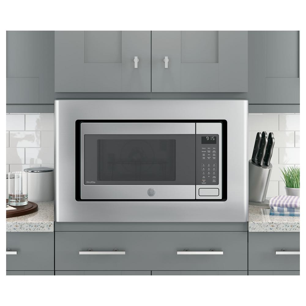 Ge Profile 1 5 Cu Ft Countertop Convection Microwave In Stainless 10 Ge Profile 1 5 Cu Ft Countertop Convection Microwave
