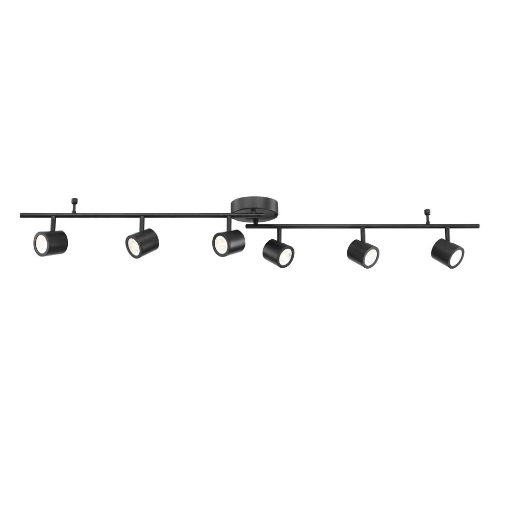 Hampton Bay 10 ft. 5Light Black Flexible Track Lighting Starter Kit