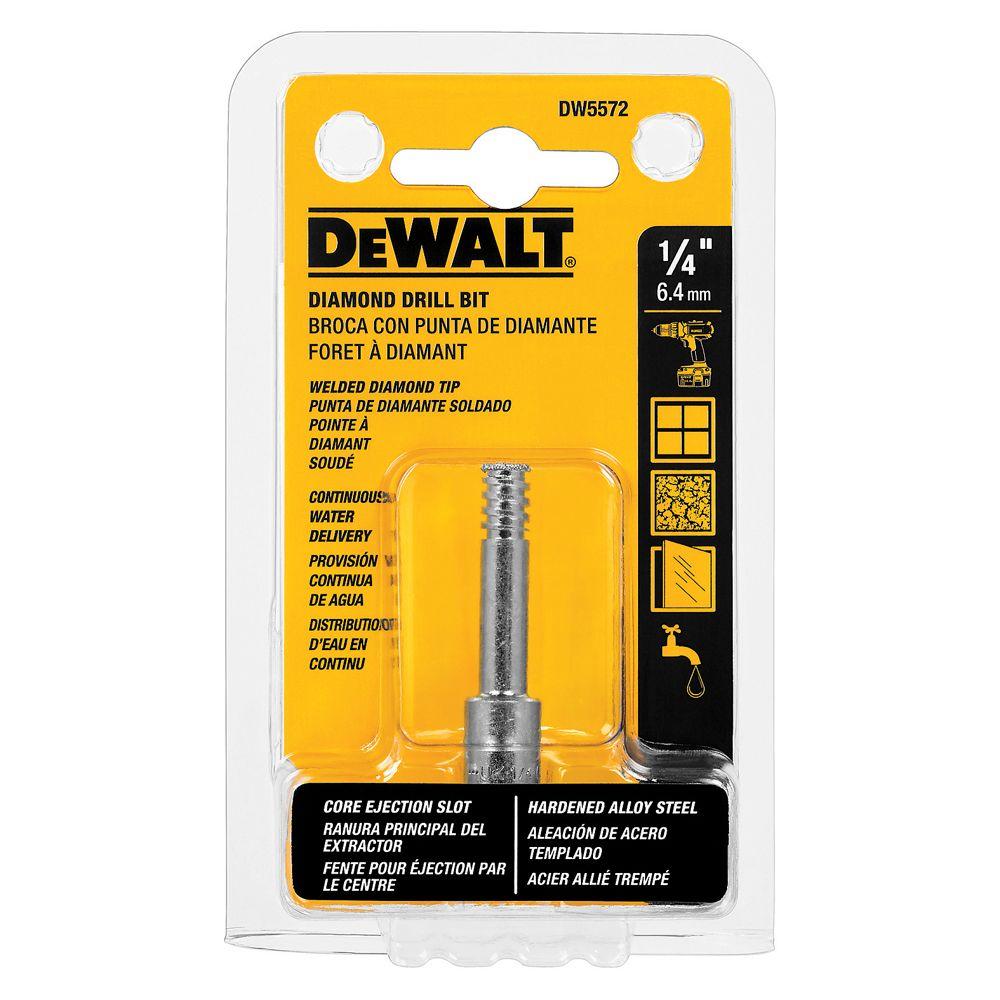 DEWALT 1 4 In Diamond Drill Bit DW5572 The Home Depot