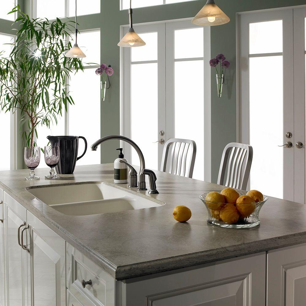 Corian 2 In X 2 In Solid Surface Countertop Sample In Sagebrush