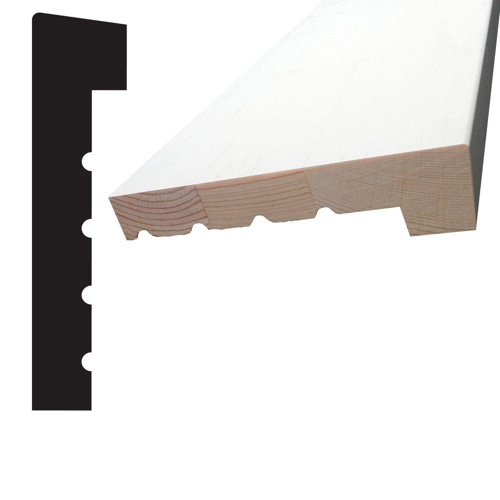 Alexandria Moulding 11/4 in. x 51/4 in. x 84 in. Primed Finger