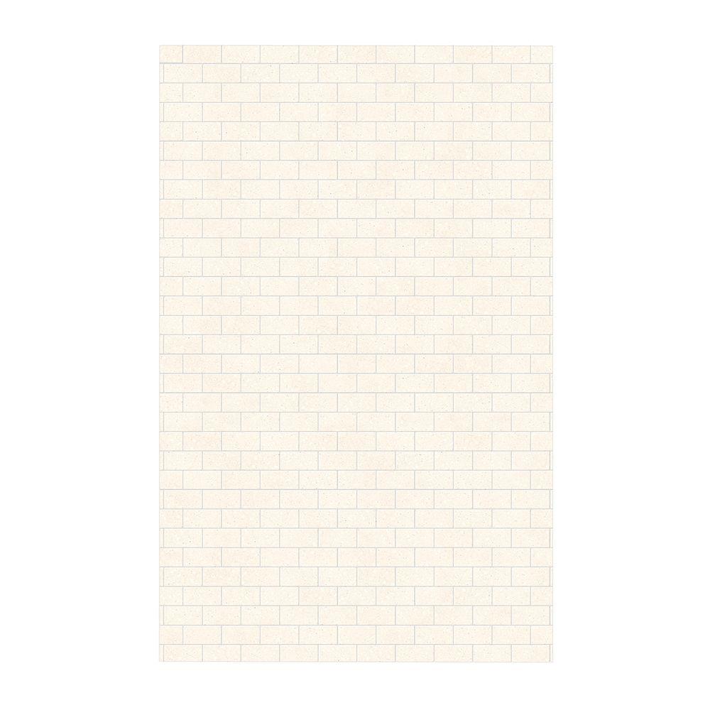 Swan Subway Tile 62 in. x 96 in. 1Piece Easy Up Adhesive Shower Panel