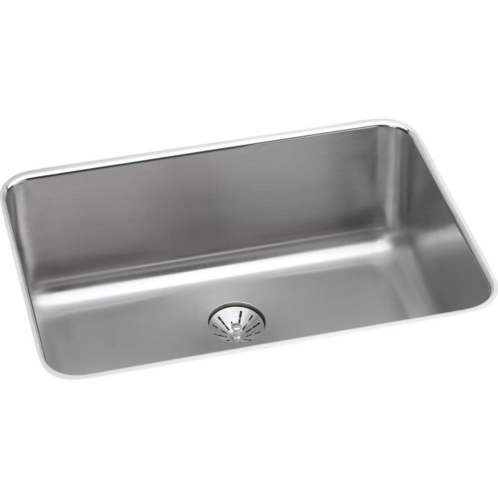 Elkay Lustertone Classic Undermount Stainless Steel 26.5 in. Single